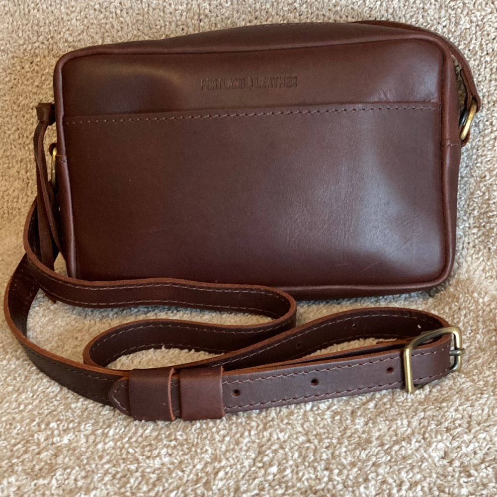 Cognac Portland Leather Goods Toaster Bag From C-Grade Sale